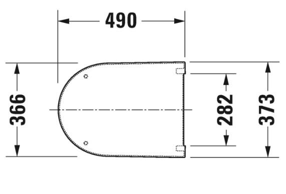 Duravit Starck 3 toiletsæde m/SoftClose og QuickRelease - Forlænget Duravit Starck 3 toiletsæde m/SoftClose og QuickRelease - Forlænget