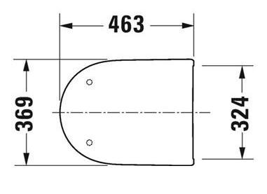 Duravit Qatego toiletsæde m/softclose Duravit Qatego toiletsæde m/softclose