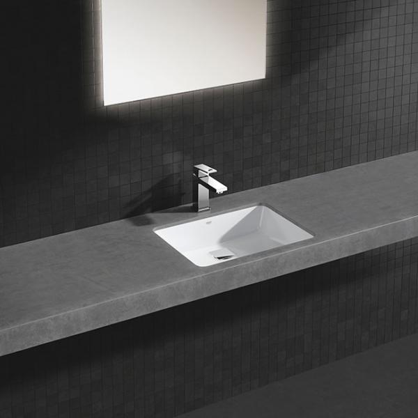 Grohe Cube 50 håndvask t/underlimning - Med overløb - PureGuard Grohe Cube 50 håndvask t/underlimning - Med overløb - PureGuard
