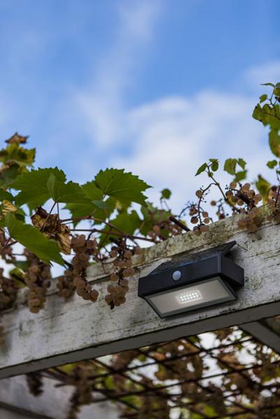 Lutec Solar Arrow udendørslampe m/PIR-sensor og solceller Lutec Solar Arrow udendørslampe m/PIR-sensor og solceller
