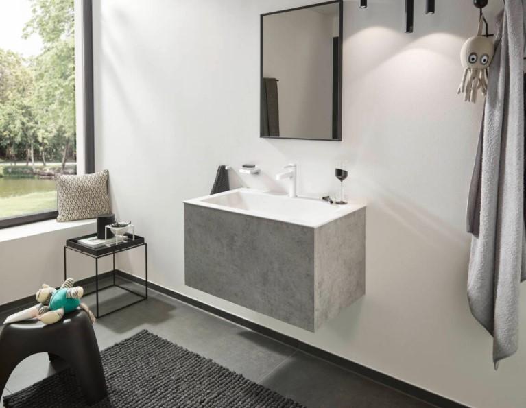 Hansgrohe Finoris 110 håndvaskarmatur m/push-open og CoolStart - Mat hvid Hansgrohe Finoris 110 håndvaskarmatur m/push-open og CoolStart - Mat hvid