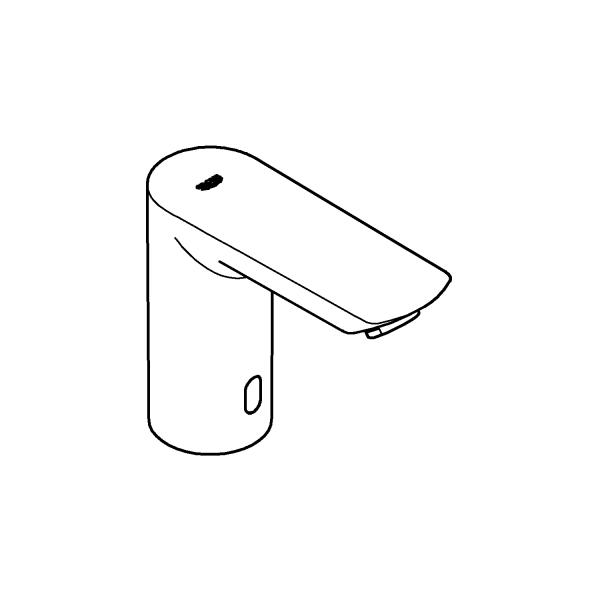Grohe Bau Cosmopolitan E berøringsfri vandhane m/batteri u/blandefunktion Grohe Bau Cosmopolitan E berøringsfri vandhane m/batteri u/blandefunktion