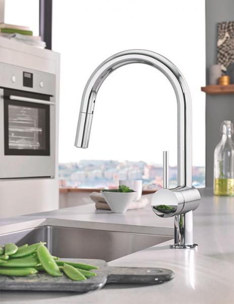 Grohe NEW Minta køkkenarmatur m/udtræk og Dual spray - Krom Grohe NEW Minta køkkenarmatur m/udtræk og Dual spray - Krom