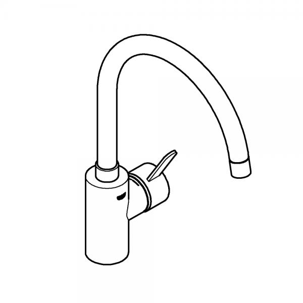 Grohe NEW Eurosmart køkkenarmatur - Krom Grohe NEW Eurosmart køkkenarmatur - Krom