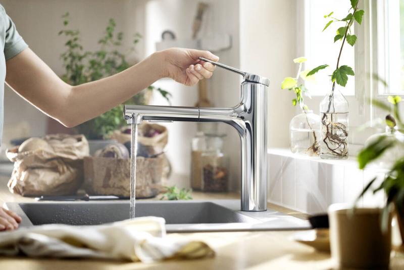 hansgrohe Zesis M33 køkkenarmatur 160 m/udtræk 2jet - Krom