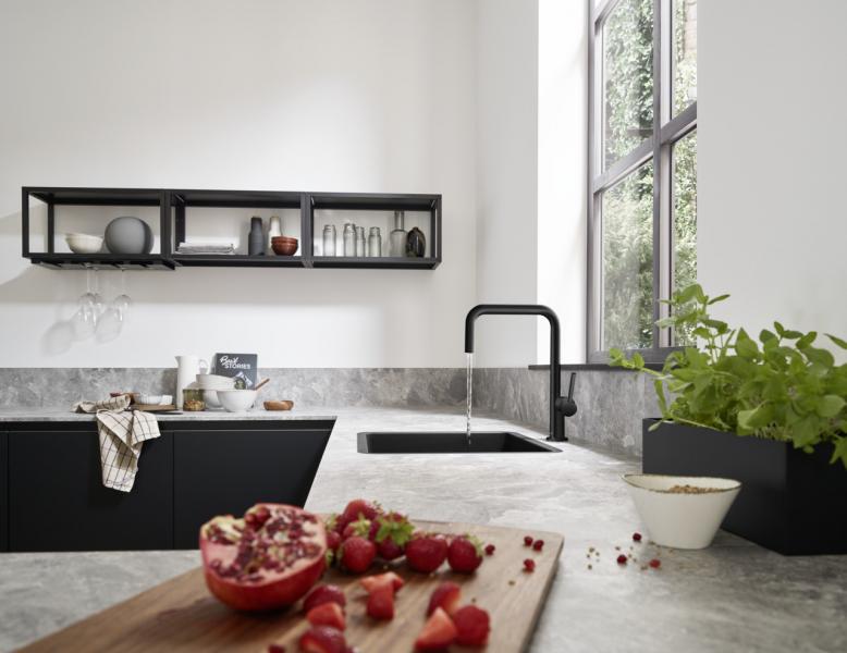 hansgrohe Talis M54 køkkenarmatur m/U-tud - Mat sort