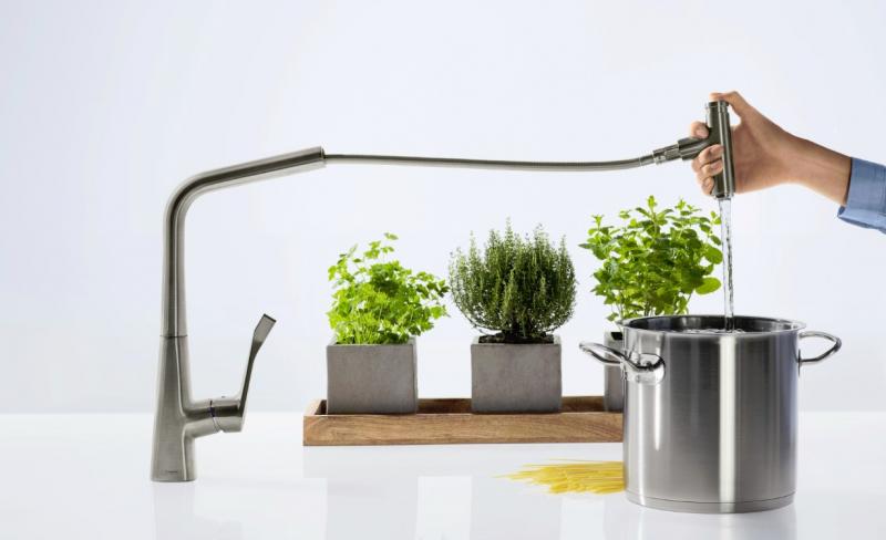 Hansgrohe Metris Select 320 køkkenarmatur m/udtræk - Krom Hansgrohe Metris Select 320 køkkenarmatur m/udtræk - Krom