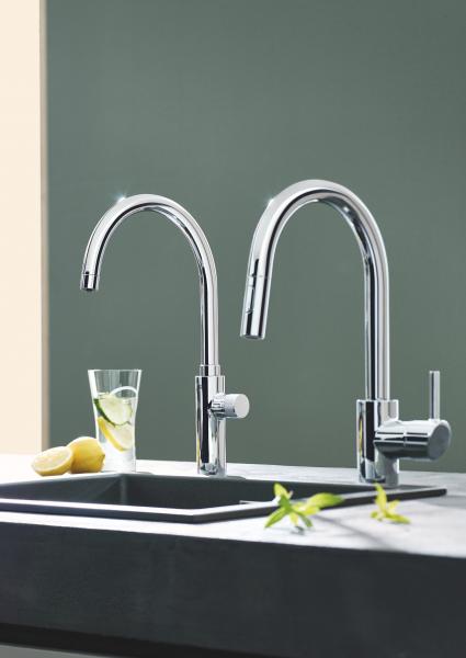 Grohe NEW Concetto køkkenarmatur m/udtræk og Dual spray - Krom Grohe NEW Concetto køkkenarmatur m/udtræk og Dual spray - Krom
