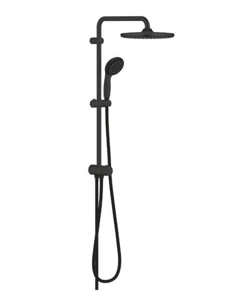 Grohe Vitalio Start 250 komplet brusesystem - Mat sort Grohe Vitalio Start 250 komplet brusesystem - Mat sort