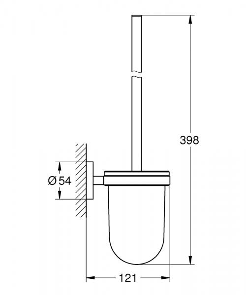 Grohe Essentials pakke - Børstet hard graphite Grohe Essentials pakke - Børstet hard graphite