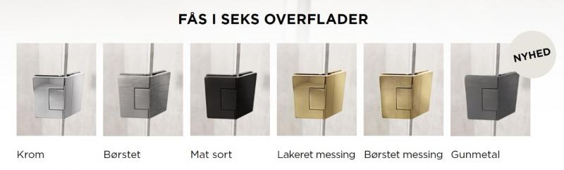 Strømberg Lucca 55 svingdør m/sidepanel - Skræddersyet Strømberg Lucca 55 svingdør m/sidepanel - Skræddersyet