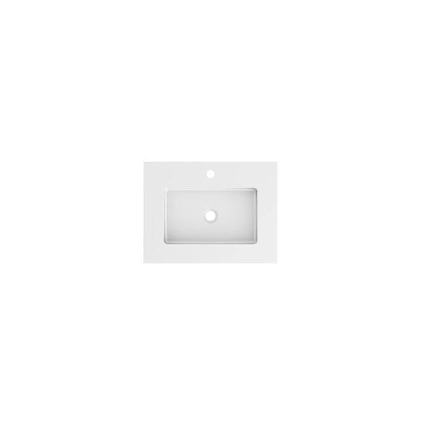 Strømberg Reno 61 møbelvask i Solid Surface - Mat hvid - 1 hanehul Strømberg Reno 61 møbelvask i Solid Surface - Mat hvid - 1 hanehul