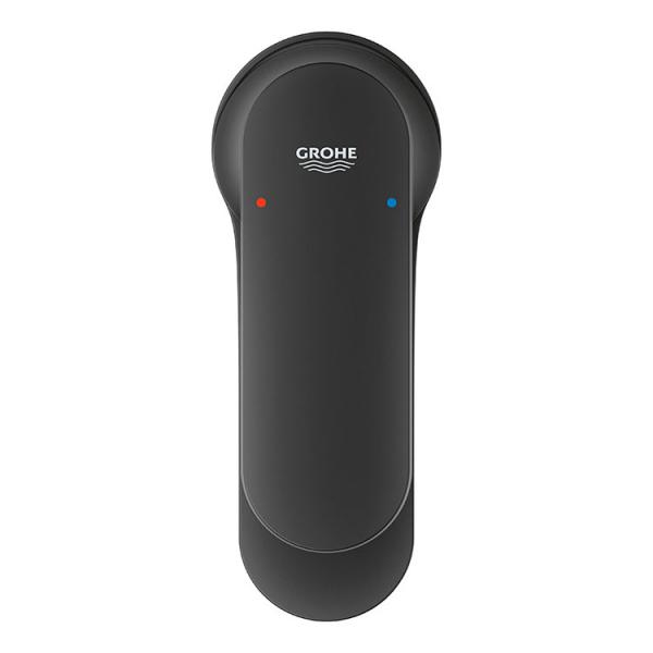 Grohe Get M håndvaskarmatur m/push-open bundventil - Mat sort Grohe Get M håndvaskarmatur m/push-open bundventil - Mat sort