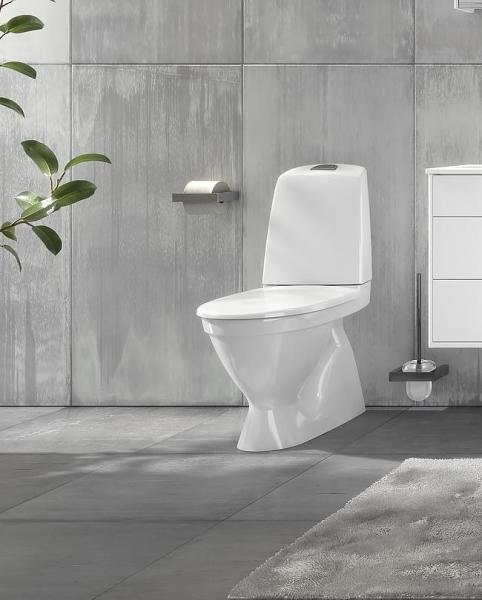 Gustavsberg Nautic 1500 toilet m/Hygienic Flush, C+ og sæde Gustavsberg Nautic 1500 toilet m/Hygienic Flush, C+ og sæde