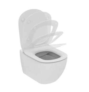 Ideal Standard Tesi Rimless+ væghængt toilet inkl/sæde m. softclose Ideal Standard Tesi Rimless+ væghængt toilet inkl/sæde m. softclose