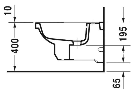 Duravit 1930 væghængt bidet Duravit 1930 væghængt bidet