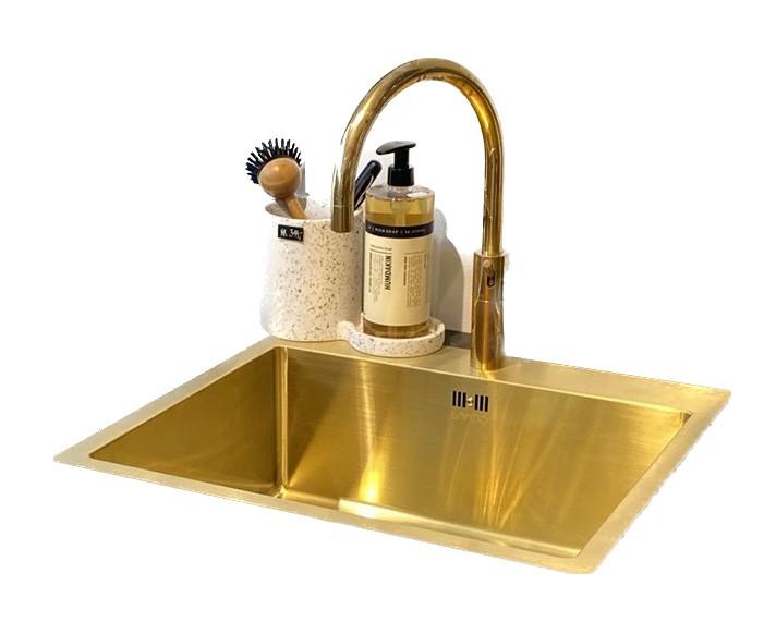Lavabo Kubus 540 Soft køkkenvask - Messing PVD Lavabo Kubus 540 Soft køkkenvask - Messing PVD