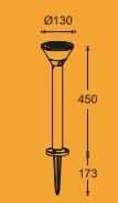 Lutec Karlo Solar udendørs bedlampe m/solceller, spyd og sensor - Mat sort Lutec Karlo Solar udendørs bedlampe m/solceller, spyd og sensor - Mat sort