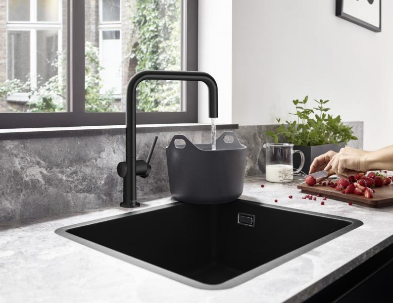 hansgrohe Talis M54 køkkenarmatur m/U-tud - Mat sort