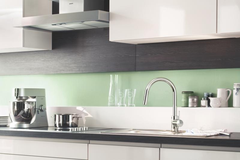 Grohe NEW Concetto køkkenarmatur m/udtræk og C-tud - Krom Grohe NEW Concetto køkkenarmatur m/udtræk og C-tud - Krom