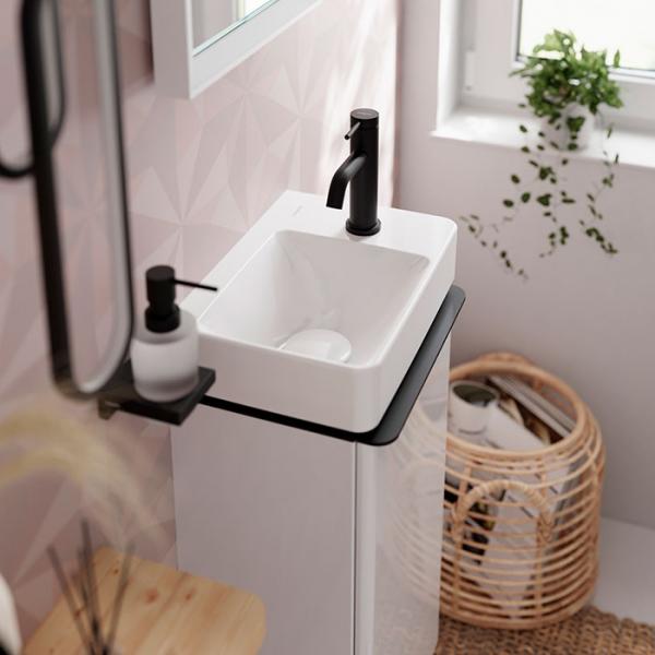 hansgrohe Pulsify S Puro 1jet & Tecturis komplet pakke til badeværelset - Mat sort hansgrohe Pulsify S Puro 1jet & Tecturis komplet pakke til badeværelset - Mat sort