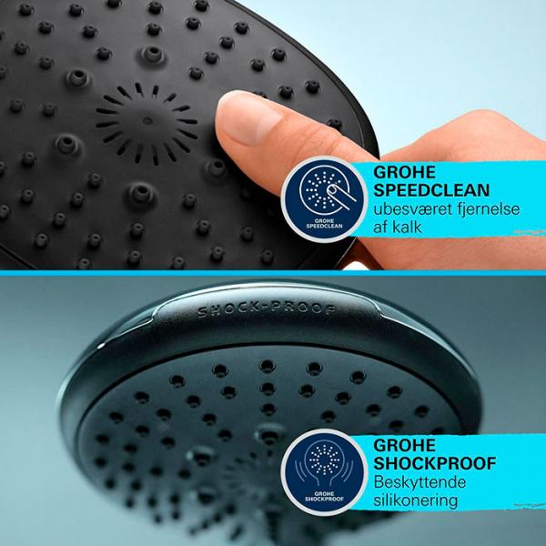Grohe Vitalio Start 110 håndbrusersæt - 1 spray Grohe Vitalio Start 110 håndbrusersæt - 1 spray