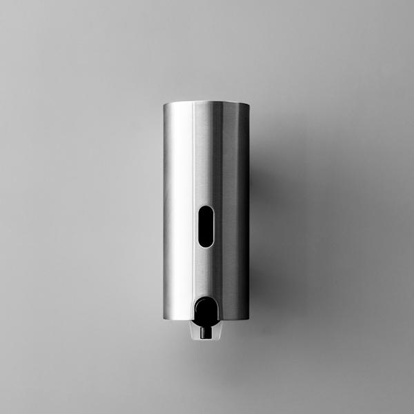 d line sæbedispenser 350 ml m/indikator - Slebet rustfrit stål d line sæbedispenser 350 ml m/indikator - Slebet rustfrit stål