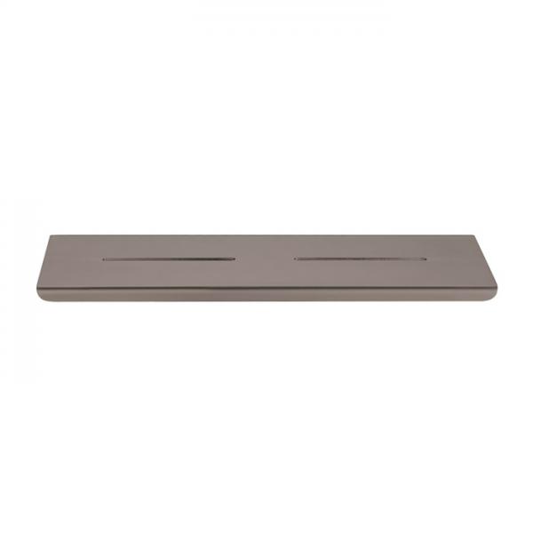 Cassøe A5 brusehylde, vendbar - Gunmetal Cassøe A5 brusehylde, vendbar - Gunmetal
