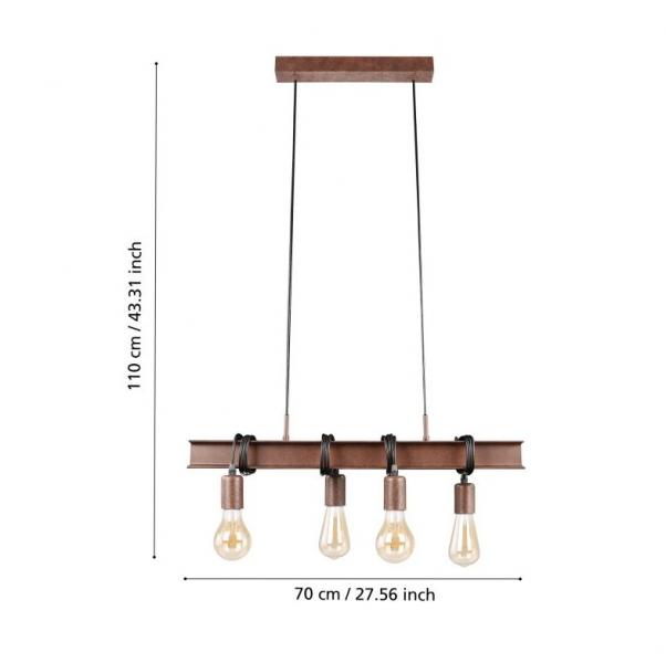 Eglo Townshend 4 pendellampe Eglo Townshend 4 pendellampe