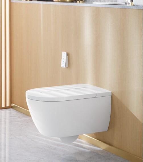 Villeroy & Boch ViClean-I100 Douchetoilet uden skyllekant, hvid Villeroy & Boch ViClean-I100 Douchetoilet uden skyllekant, hvid