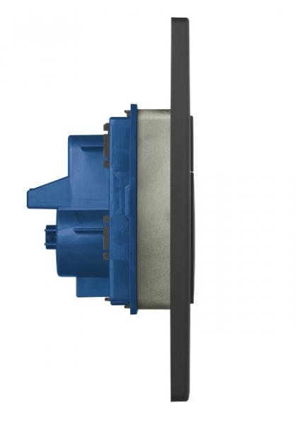 Grohe Even betjeningsplade - Mat sort Grohe Even betjeningsplade - Mat sort