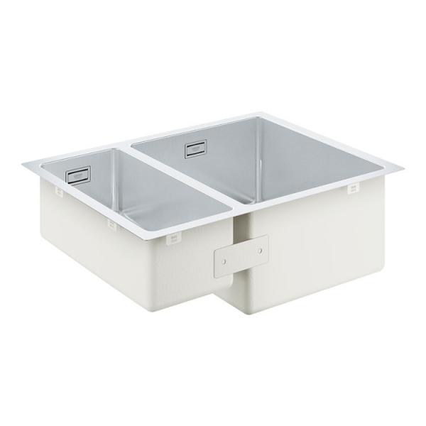 Grohe K700U køkkenvask i rustfrit stål m/skylleskål Grohe K700U køkkenvask i rustfrit stål m/skylleskål