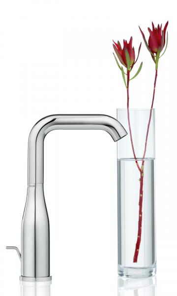 Grohe Essence New L håndvaskarmatur m/bundventil og svingtud - Krom Grohe Essence New L håndvaskarmatur m/bundventil og svingtud - Krom