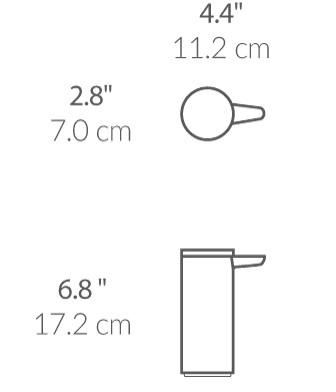 Simplehuman sæbedispenser m/sensor - Hvid Simplehuman sæbedispenser m/sensor - Hvid