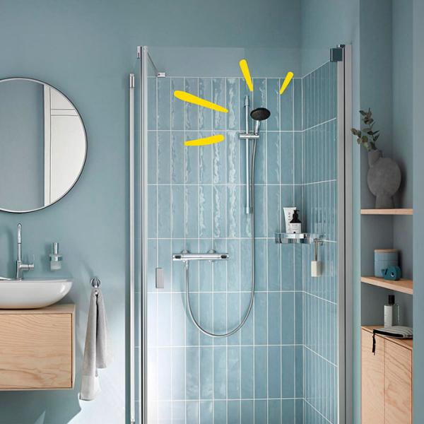 Grohe Vitalio Start 110 håndbruser 2 sprays inkl. bruseslange Grohe Vitalio Start 110 håndbruser 2 sprays inkl. bruseslange