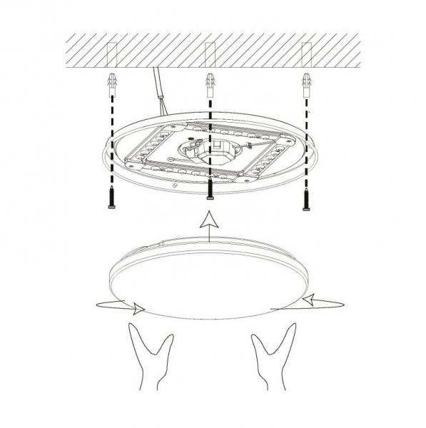 Eglo Pogliola væg- og loftslampe Eglo Pogliola væg- og loftslampe