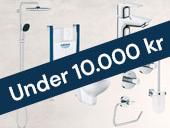 Grohe badeværelsesrenovering under 10.000kr