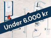 Grohe badeværelsesrenovering under 10.000kr