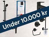 Grohe badeværelsesrenovering under 10.000kr